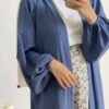 Summer abaya bleu