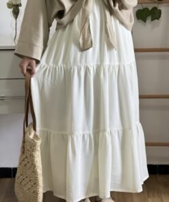 Boho jupe blanche