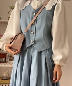 Ensemble jeans ( jupe+gilet)