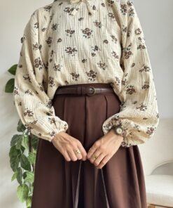 Jupe marron (sans ceinture)