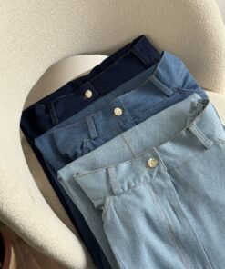 Jupe jeans large